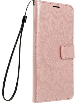 Forcell Shining Book Case Mandala Pink (iPhone 12 / 12 Pro)