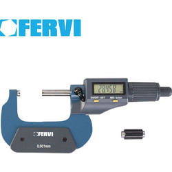 25-50mm Μικρόμετρο ψηφιακό FERVI M021/25/50