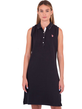 U.S Polo Assn. Amy Mini Καθημερινό Φόρεμα Μαύρο 6002848439-199