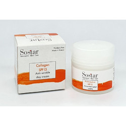 Sostar Collagen Face & Neck Cream SPF15 50ml