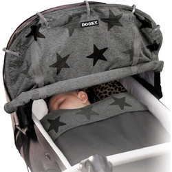 Dooky Ηλιοπροστασία Καροτσιού Grey Stars DK-126616