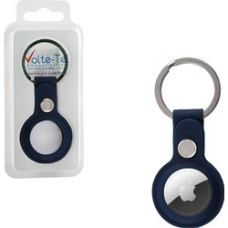 Volte-Tel Silicone KeyChain AirTag Blue