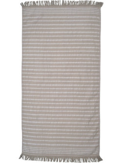 Anna Riska Serifos 1 Linen Πετσέτα Παρεό Θαλάσσης Γκρι 80x160cm