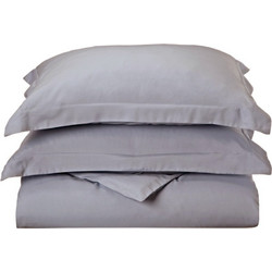 Anna Riska Σεντόνι Ημίδιπλο Βαμβακοσατέν 170x270cm Luxury 10 Grey