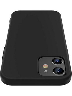 Θήκη Σιλικόνης για Apple iPhone 12 Pro 6.1" ΜΑΥΡΗ (ΟΕΜ)