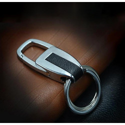 Double Ring Metal Key Chain Metal Car Key Ring Multi-functional Tool Key Holder Key Chains Rings Holder For Car Key Rings (OEM)