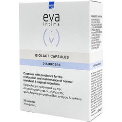 InterMed Eva Intima Biolact Προβιοτικά 20 Κάψουλες
