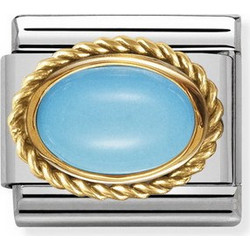 Link Nomination Hard Stones Turquoise 030507/06