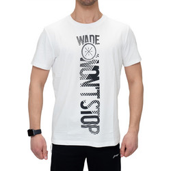 Li-Ning Short Sleeve Ανδρικό Αθλητικό T-Shirt Λευκό AHSP183-2C