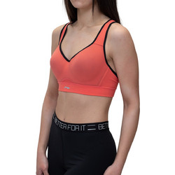 Li-Ning Fitness Tight Fit Αθλητικό Μπουστάκι με Μέτρια Στήριξη Πορτοκαλί AUBN162-2