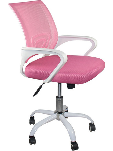 Woodwell BF2101-SW Καρέκλα Γραφείου με Στήριξη Μέσης και Ανάκλιση Ροζ EO254,7SW