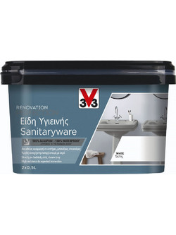 V33 Renovation Perfection Sanitary White Satin 1lt