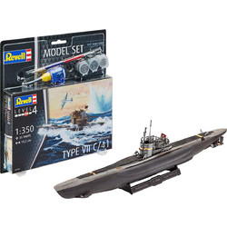 Revell Model Set Type VII C/41 Συναρμολογούμενο Πλαστικό Μοντέλο Υποβρυχίου 1:350