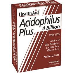 Health Aid Acidophilus Plus 4 Billion Προβιοτικά 30 Κάψουλες