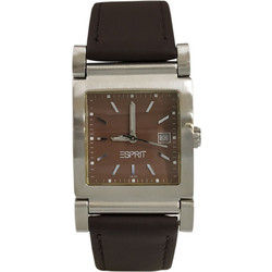 Esprit Vintage Γυναικείο Ρολόι με Καφέ Δερμάτινο Λουράκι ES000BS1111