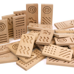 Andreu Toys Αισθητηριακό Ντόμινο Επιτραπέζιο Παιχνίδι για Παιδιά 2+ Ετών για 1+ Παίκτες