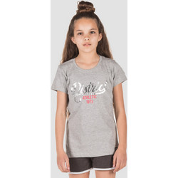 District75 Παιδικό T-Shirt Κοντομάνικο Γκρι 119KGSS-516