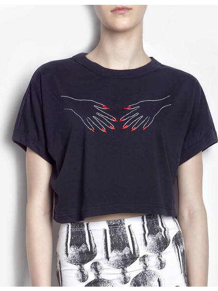 Hands Crop Top