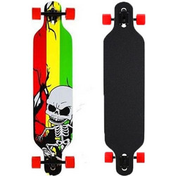 Nils Extreme Long Board Skate Wood Homeland Skeleton