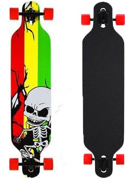 Nils Extreme Long Board Skate Wood Homeland Skeleton