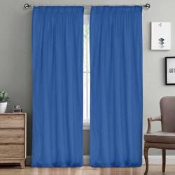 Lino Home Κουρτίνα με Τρέσα 300x295 Line 604 Blue
