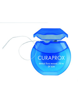 Curaprox DF 834 Κερωμένο Οδοντικό Νήμα με Γεύση 50m
