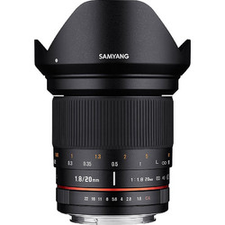 Samyang 20mm f/1.8 ED AS UMC Sony E