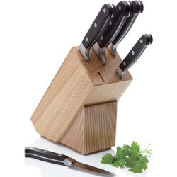 Μαχαίρι Σετ/5 Με Ξύλινη Βάση Master Class Kitchen Craft