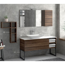 Karag Ποδαράκια Space 34cm (σετ 2τμχ) 34x43 cm Dark
