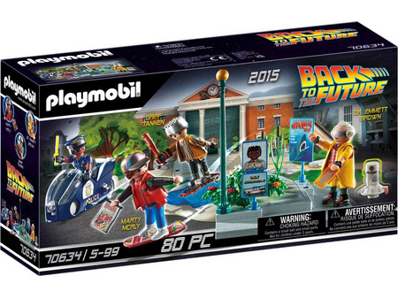 Playmobil Back to the Future II Περιπέτειες με τα Ιπτάμενα Πατίνια για 5+ Ετών 70634