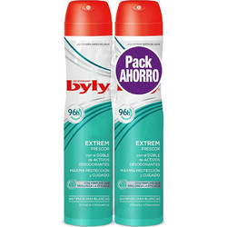 Byly Extrem Fresh Αποσμητικό Spray 96h 2x150ml