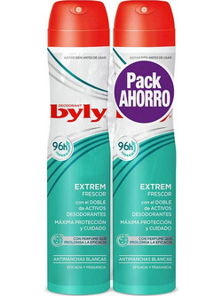 Byly Extrem Fresh Αποσμητικό Spray 96h 2x150ml