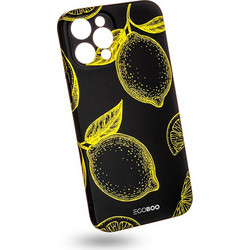 Egoboo Θήκη Ανθεκτική Σιλικόνης Mat Lemons Fluo iPhone 12 Pro Max (IP12PMDTPULEMF)