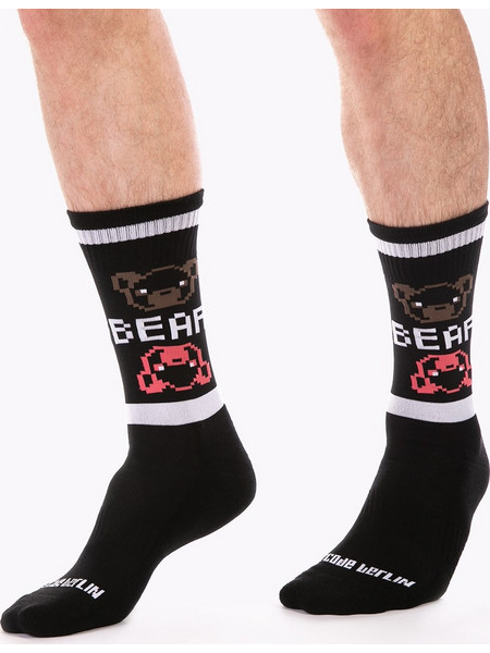 Barcode Berlin Gym Socks Big Bear Ανδρικές Κάλτσες Μαύρες