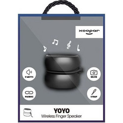 Xoopar Yoyo Ηχείο Bluetooth 3W Μαύρο