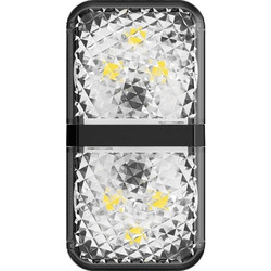 Baseus LED Προειδοποίησης Ανοιχτής Πόρτας Car Door Warning Light CRFZD-01 2 τεμάχια - Black