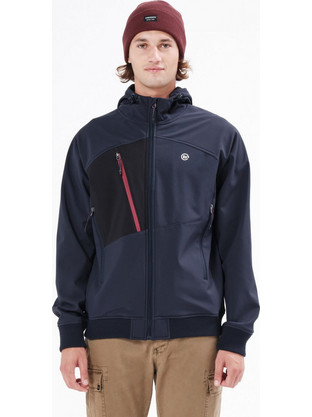 Basehit Ανδρικό Μπουφάν Χειμωνιάτικο Softshell Navy Μπλε 212BM11113