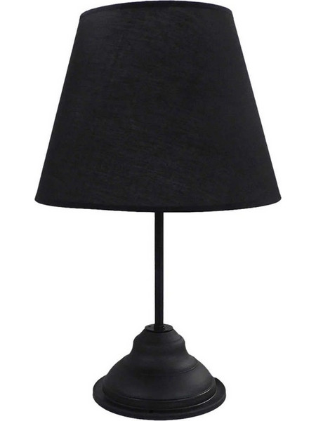 Heronia Lighting TL-04 Πορτατίφ Ε27 Μαύρο Φ25xΥ40cm