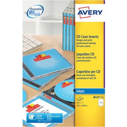 AVERY ΕΞΩΦΥΛΛΑ/ΟΠΙΣΘΟΦΥΛΛΑ ΓΙΑ CD INKJET 200G.HQ ΠΑΚΕΤΟ 25 ΦΥΛΛΩΝ J8435-25