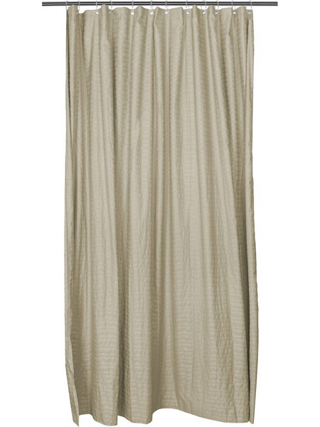 Κουρτίνα μπάνιου 180x200cm με κρίκους Ζακάρ Microfiber 90gsm Μπεζ Artisti Italiani c377408