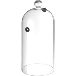 Γυάλινη καμπάνα για Coctail με βαλβίδα φ13xΥ28 2cm για καπνιστήρια c377991