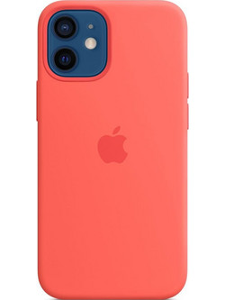 Apple Silicone Case with MagSafe Citrus Pink (iPhone 12 mini)