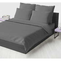 Παπλωματοθήκη 160x240 Μονή Baseline Palatex- 19 Dark Grey