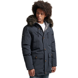Superdry New Rookie Down M5011254A-24S Ανδρικό Μπουφάν Χειμωνιάτικο Παρκά Navy Μπλε
