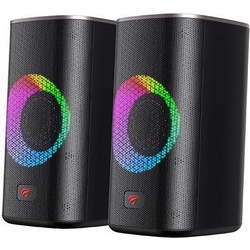 Havit SK212 Ασύρματα Ηχεία Υπολογιστή 2.0 10W με Bluetooth & RGB Φωτισμό Black
