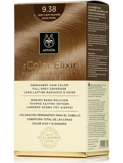 Apivita My Color Elixir 9.38 Ξανθό Πολύ Ανοιχτό Μελί Περλέ Μόνιμη Βαφή Μαλλιών Χωρίς Αμμωνία 50ml