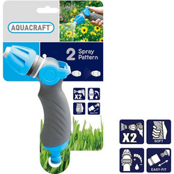 Πιστόλι Ergonomic 2 ψεκασμών AQUACRAFT 600206.0008