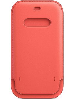 Apple Leather Sleeve with MagSafe Pink Citrus (iPhone 12 Pro Max)