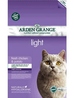 Arden Grange Cat Adult Light Chicken & Potato 4kg