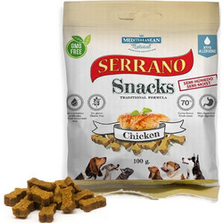Mediterranean Natural Serrano Snacks Grain Free Chicken 100gr
